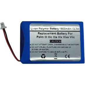 3.7V 1800mAH Replacement Battery for Palm III IIIc IIIe IIIx IIIxe Viic 170-0737