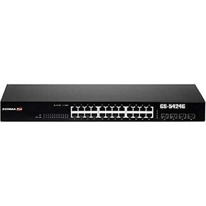 Edimax GS-5424G, Long Range 24-Port Gigabit Web Smart Switch with 4 SFP Slots