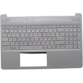 New Palmrest for HP 15T-DY 15-DY 15-EF 15S-EQ 15S-FQ 15-EF0023DX 15-EF0025WM 15-EF2126WM 15-DY1024WM 15-DY1032WM 15-DY1091WM 15-DY2046NR Upper Case with Keyboard L63578-001 M17184-001 EAP0P500601A