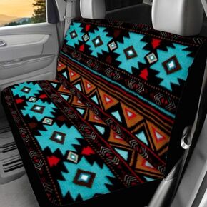 Galaxy Back Seat Cover for Women Men Car Decor Rear Seat Covers All Weather Kids Dog Car Seat Protector SUV Accessories Purple Blue