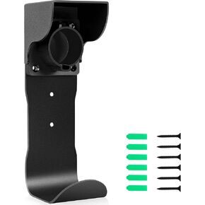 VarCozy EV Charger Holder Set, Charging Box Holder and Wall-Mount Connector Nozzle Holster Dock with J-Hook for SAE J1772, Electric Car Charger Cable Holder for Outdoor/Indoor