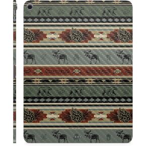 Carbon Fiber Skin Compatible with Apple iPad Air 13 (M2) 2024 - Cabin Stripes - Premium 3M Vinyl Protective Wrap Decal Cover - Easy to Apply | Crafted in The USA by MightySkins