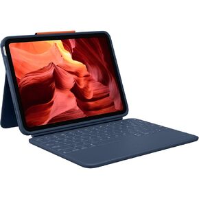 Logitech 920011133 Rugged Combo 4 Keyboard Case for iPad (10th Generation) - Keyboard and Folio case - Classic Blue