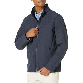 Tommy Hilfiger Men's Big & Tall Classic Soft Shell Jacket, Black, 5X