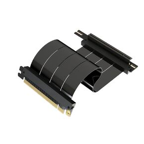 Yunir Ultra PCIe 4.0 X16 Riser Cable [RTX4090 RX6950XT x570 B550 Z690 Tested] Shielded High-Speed Vertical Mount Gaming PCI Express Gen4┃Universal 90 Degree Socket (20cm / 7.8") 3.0 Gen3 Compatible