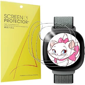 Compatible for Fitbit Ace LTE Smartwatch Screen Protector, Lamshaw 3D Full Coverage PET Clear Film Compatible for Fitbit Ace LTE Kids Smartwatch (PET-3Pack)
