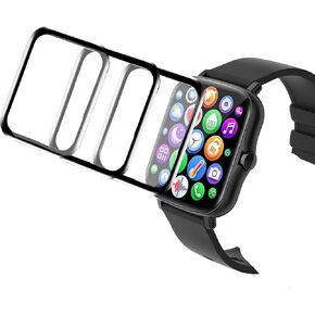 Compatible for Geelyda Smart Watch Screen Protector, [3 Pack] Lamshaw Full Coverage Screen Protector Protective Cover Saver Compatible for Geelyda Y20 Pro Smart Watch (3 Pack)