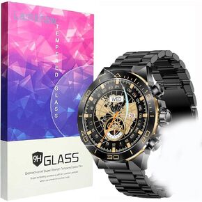 Compatible for SOUYIE Smart Watch Screen Protector, [3 Pack] 9H Tempered Glass Screen Protector Film Compatible for SOUYIE SW-7 1.43" AMOLED Smart Watch (3 Pack)