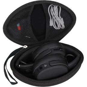 Aproca Black Hard Portable Headphones Case,for Skullcandy Crusher Evo/Crusher ANC 2 / Hesh Evo/Hesh ANC Over-Ear Wireless Headphones and Accessories