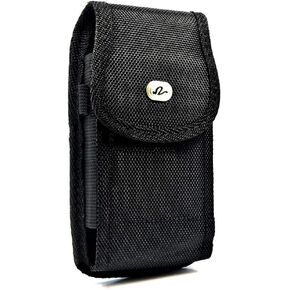 Horizontal Holster Compatible with Samsung Galaxy S7 Active, S6 Active, J5 (2016), Note 3 or Note II, a Large Leather Carrying Case, Fits The Phone with a Thick Case