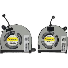 New Compatible CPU and GPU Cooling Fan for HP Envy 15-ED 15M-ED 15-EE 15M-EE013DX 15M-EE0023DX 15M-ED0013DX 15-ED0003CA 008CA 010CA 056NR 15M-ED1013DX Series L93193-001 L93194-001 Fan