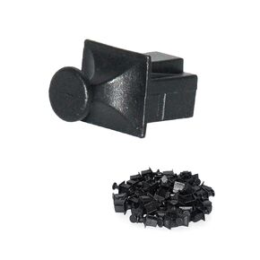 50 Pack Ethernet Dust Cover, Ethernet Coupler RJ45 Dust Covers for Cat8/Cat7/Cat6/Cat5E/Cat5 RJ45 Port (Patch Panel Dust Cover Slot) in Black