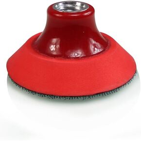 TORQ BUFLC_302 R5 Rotary Backing Plate with Hyper Flex Technology, Red (6 Inch)