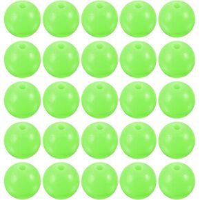 200 قطعة من خرزات الصيد المتوهجة - أدوات طُعم البيض الناعمة الدائرية البلاستيكية المضيئة تنطبق على أداة المعالجة الخارجية (10 ملم، أحمر) in Kuwait