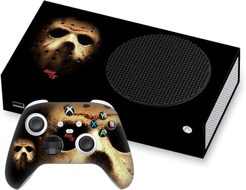 Head Case Designs Officially Licensed Friday The 13th 2009 Jason Voorhees Poster Graphics Vinyl Sticker Gaming Skin Decal Cover Compatible with Xbox Series S Console and Controller Bundle in Kuwait