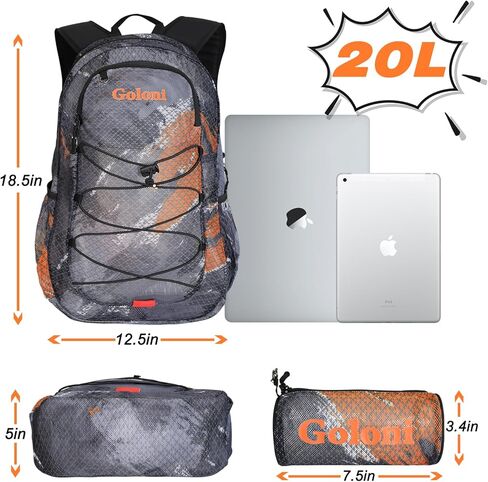 حقيبة سباحة شبكية خفيفة الوزن من Goloni، حقيبة شاطئ شبكية خفيفة الوزن، سريعة الجفاف، حقيبة ظهر شفافة للسباحة والتمارين الرياضية على الشاطئ in Kuwait