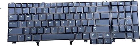 ® لوحة مفاتيح بديلة جديدة مع مفك براغي بتصميم أمريكي لجهاز الكمبيوتر المحمول Dell Latitude E5520 E5520 E5530 E6520 E6530 E6540 Precision M4600 M4700 M6600 M6700 بدون إضاءة خلفية وبدون شريط مؤشر in Kuwait