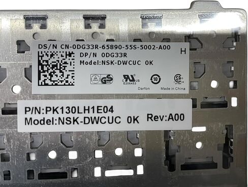 ® لوحة مفاتيح بديلة جديدة مع مفك براغي بتصميم أمريكي لجهاز الكمبيوتر المحمول Dell Latitude E5520 E5520 E5530 E6520 E6530 E6540 Precision M4600 M4700 M6600 M6700 بدون إضاءة خلفية وبدون شريط مؤشر in Kuwait