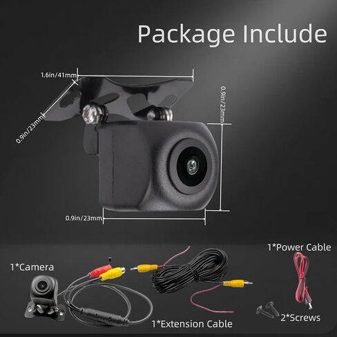 HD Rear View Backup Camera, 150°Wide-Angle HD Color Night Vision Guideline Waterproof Reversing Camera for Car SUVs Pickup Truck Bus 12-24V in Saudi Arabia