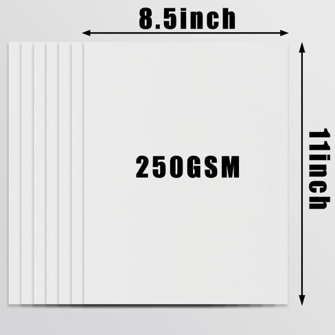 Black Cardstock, 8.5 x 11 Card Stock, 92lb/250gsm Thick Cover Stock, Heavyweight Printer Paper for Invitations, Scrapbooking, Crafting, DIY Projects, Decoration and Drawing(30 Sheets) in Saudi Arabia