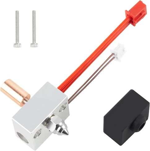 Ender 3 S1 Sprite Extruder Hotend Heater Block Replacement Titanium Heatbreak High Temperature 300℃ Plated Copper Nozzle for Ender 3 S1 Plus, Ender 3 S1 Pro,CR-10 Smart Pro 3D Printers(Without Screws） in Saudi Arabia