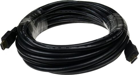 كابل HDMI فائق النحافة عالي الأداء NTW (3.3 قدم) كابل HDMI فائق النحافة عالي السرعة، 1080 بكسل، 4K HDR، 10.2 جيجابت في الثانية، 36AWG - أسود - NHDMI4S-01M/36C in Saudi Arabia