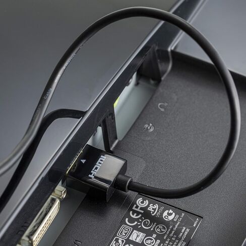 كابل HDMI فائق النحافة عالي الأداء NTW (3.3 قدم) كابل HDMI فائق النحافة عالي السرعة، 1080 بكسل، 4K HDR، 10.2 جيجابت في الثانية، 36AWG - أسود - NHDMI4S-01M/36C in Saudi Arabia
