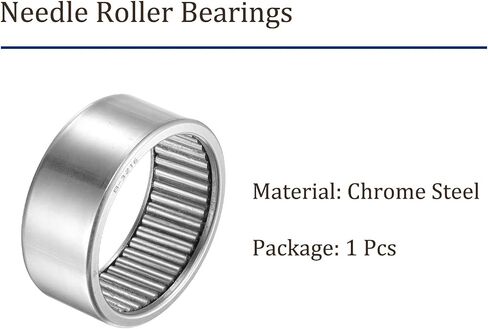 2pcs B1210 Needle Roller Bearings - [3/4 Inch x 1 Inch x 5/8 Inch] Chrome Steel for Transmission Use, Full Complement in Saudi Arabia