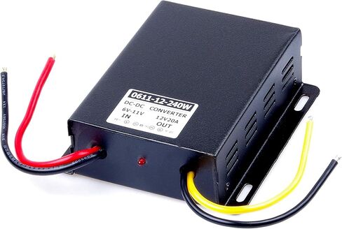 Boost Converter DC-DC Step Up Voltage Converter 20A Power Supply Regulator Module 6V 7V 8V 9V 10V 11V 6-11V to 12V 20A 240W for LED Lighting Electric Fan in Saudi Arabia