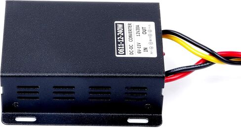 Boost Converter DC-DC Step Up Voltage Converter 20A Power Supply Regulator Module 6V 7V 8V 9V 10V 11V 6-11V to 12V 20A 240W for LED Lighting Electric Fan in Saudi Arabia