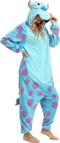 Wishliker للجنسين الكبار حمار نيسيي زي هالوين عيد الميلاد قطعة واحدة تأثيري الحيوان الكرتون منامة L in Kuwait