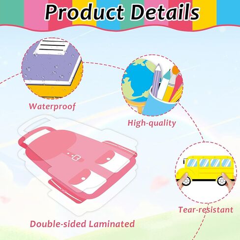 100PCS Classroom Affirmation Station Bulletin Board Set Positive Sayings Accents Cutouts Classroom Decor Inspirational Quotes Bulletin Board for School Office Home Wall Art Decoration in Kuwait