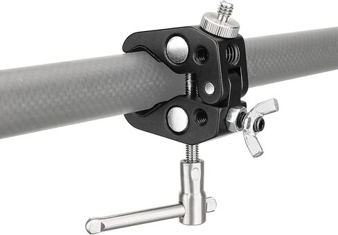 CAMVATE Super Crab Clamp مع محول برغي 1/4 "-20 و 1/4"-20 صامولة برغي جناح فراشة مثبتة يدويًا - 3062 in Saudi Arabia