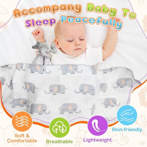 WECOOL Bunny Lovies for Babies, Baby Girl Lovey & Cute Bunny Lovey Blanket for Baby Girl Gift, Bunny Lovies Blanket Gifts for Newborn Baby Girl, Unique Baby Gift, Newborn Baby Girl Gift in Kuwait