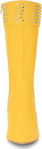 Allegra K Women's Boot Pointed Toe Kitten Heel Boots Knee High Boots in Saudi Arabia