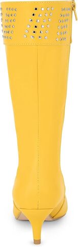 Allegra K Women's Boot Pointed Toe Kitten Heel Boots Knee High Boots in Saudi Arabia