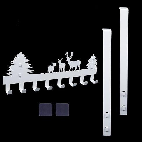 Over The Door Hanger,Over The Door Hook Door for Hanging Back of The Door Hooks Coat, Towel, Bag, Robe (Tree Black) in Saudi Arabia