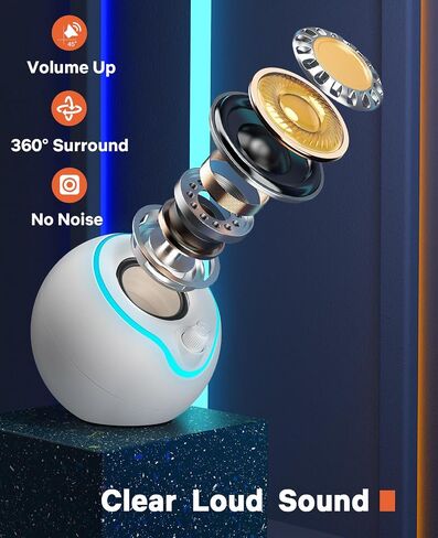 LENRUE Computer Speakers, PC Speakers with Colorful Lights Button, Volume Knob, 45 ° Tilt, Loud Sound, AUX and USB Powered for PC Desktop Monitor Laptop in Saudi Arabia