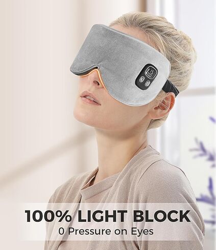 قناع العين الساخن من أروما سيزون، ضغط دافئ لاسلكي وقابل للغسل للعيون الجافة، والعينين، وMGD، والتهاب الجفن، والبردة، هدية للرجال والنساء in Kuwait