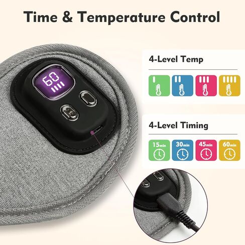 قناع العين الساخن من أروما سيزون، ضغط دافئ لاسلكي وقابل للغسل للعيون الجافة، والعينين، وMGD، والتهاب الجفن، والبردة، هدية للرجال والنساء in Kuwait