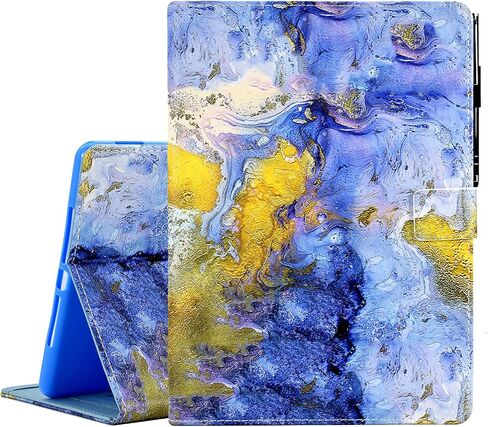 KEROM Case for iPad 9th/8th/7th Generation iPad 10.2 Case (2021/2020/2019 Model, iPad 9/8/7 Case), PU Leather Folio Folding Stand Cover Case for iPad 10.2 inch with Auto Wake/Sleep, Hummingbird in Saudi Arabia