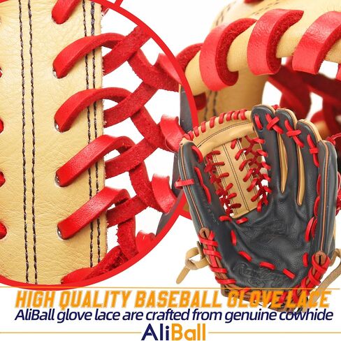 Baseball Glove Lace, Authentic Cowhide Lace 79 Inch, Perfect Quick Repair Baseball Glove Repair Lacing Kit (Blue 3Pcs) in Kuwait