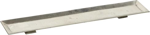 Deco 79 Contemporary Aluminum Rectangle Tray, 35" x 7" x 2", Silver in Saudi Arabia