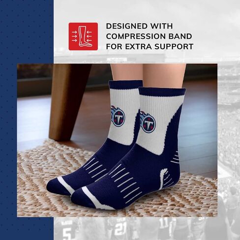For Bare Feet NFL Performance Quarter Length Socks - Polyester Blend - Men and Woman - Compression Bands - High-Performance Socks (Las Vegas Raiders - Black, Adult Large) in Saudi Arabia