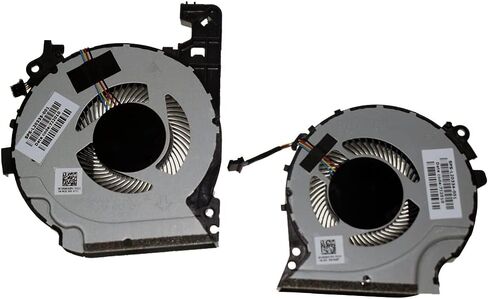 CPU and GPU Cooling Fan for HP Pavilion 15-CX Series 15-cx0020nr 15-cx0064tx 15-cx0058wm 15-cx0045nr 15-cx0049nr TPN-C133 15-cx0030nr 15-cx0060tx 15-cx0071nr Series L20334-001 L20335-001 in Saudi Arabia