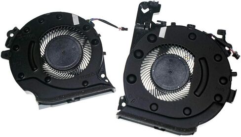 CPU and GPU Cooling Fan for HP Pavilion 15-CX Series 15-cx0020nr 15-cx0064tx 15-cx0058wm 15-cx0045nr 15-cx0049nr TPN-C133 15-cx0030nr 15-cx0060tx 15-cx0071nr Series L20334-001 L20335-001 in Saudi Arabia