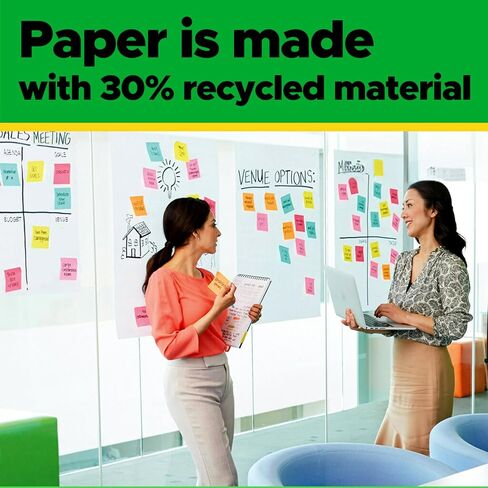 Post-it Easel Pad made with Recycled Paper, 25 in x 30 in, White, 30 Sheets/Pad, 2 Pads/Pack, Great for Virtual Teachers and Students (559RP) in Saudi Arabia