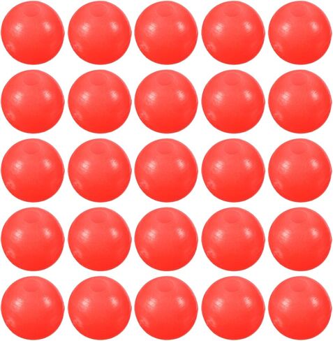 200 Pcs Glow Fishing Beads - Plastic Luminous Round Soft Bait Egg Lure Rigs Apply to Outdoor Tackle Tool (10mm, Red) in Kuwait