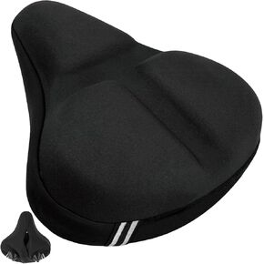 JJpopo Bike Seat Cushion Cover Comfortable Breathable Bicycle Seat Cover Fits for Outdoor or Indoor Cycling Peloton/Mountain/Stationary/Spin Class Exercise Bike
