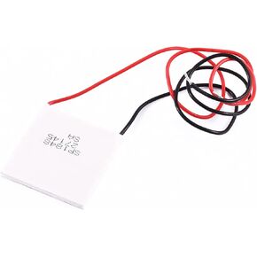 Thermoelectric Power Module, 1PC White SP1848-27145 Thermoelectric Power Generator Peltier TEG Module 40x40mm 150℃ Thermoelectric Cooler Cooling Power Plate Module